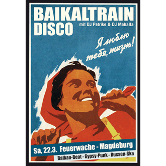 BAIKALTRAIN-DISCO MIT DJ MAHALLA & DJ PETRIKE